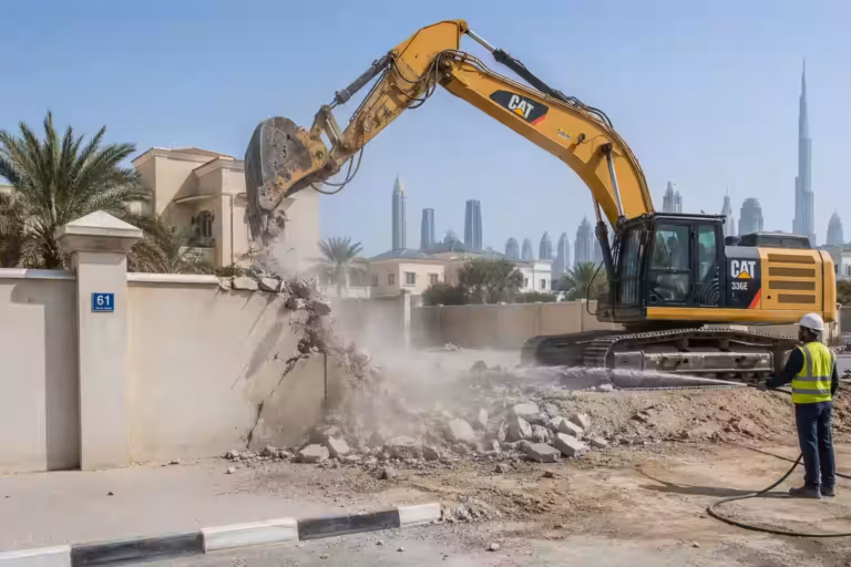 Boundary Wall Demolition Dubai