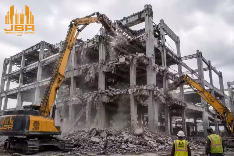 Gray Structure Demolition Dubai