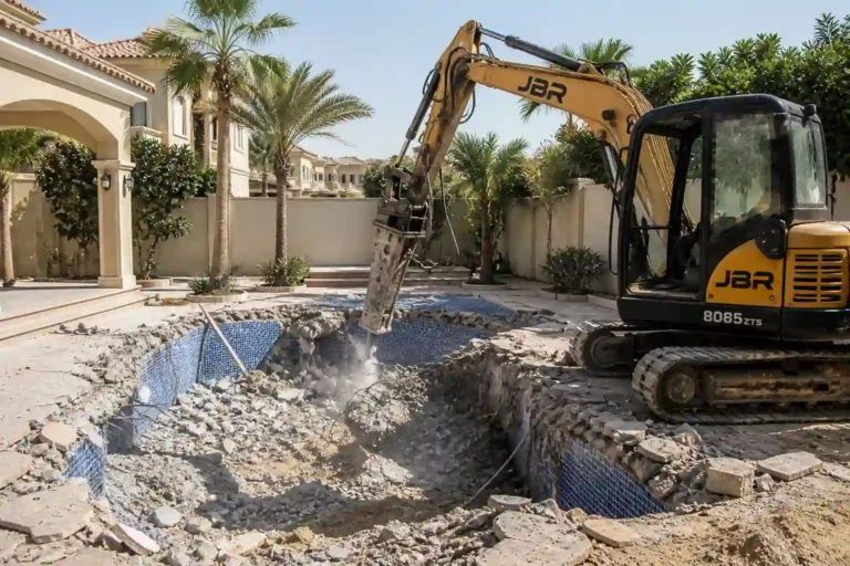 Swimming Pool Demolition Dubai
